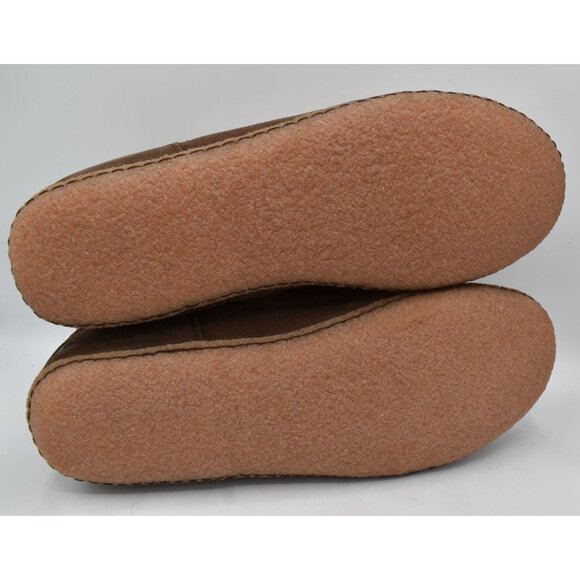 Sorel Mens Size 15 Manawan II Suede Elk Brown Faux Fur Moc Slippers Shoes main image 5